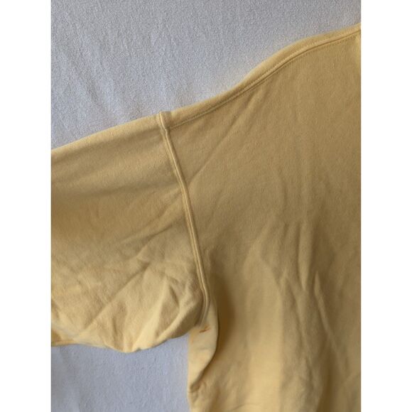 Eddie Bauer Ebtek Sweat Shirt Yellow Men's Medium - Picture 5 of 11